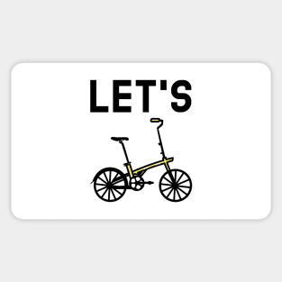 Let's Cycle Sticker